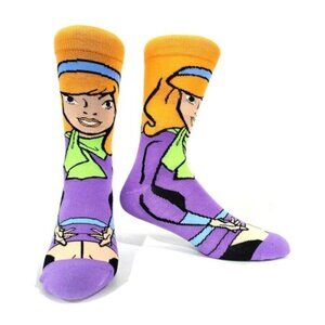 NEW! SCOOBY DOO Socks Daphne Socks Cartoon Socks Novelty Socks Casual Socks